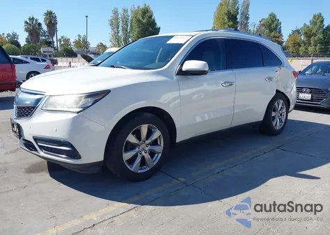 2015 Acura Mdx Advance Pkg W/Entertainment Pkg z USA, uszkodzony, nr VIN 5FRYD4H85FB024764